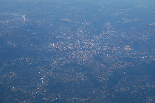 Vista aérea de Ourense